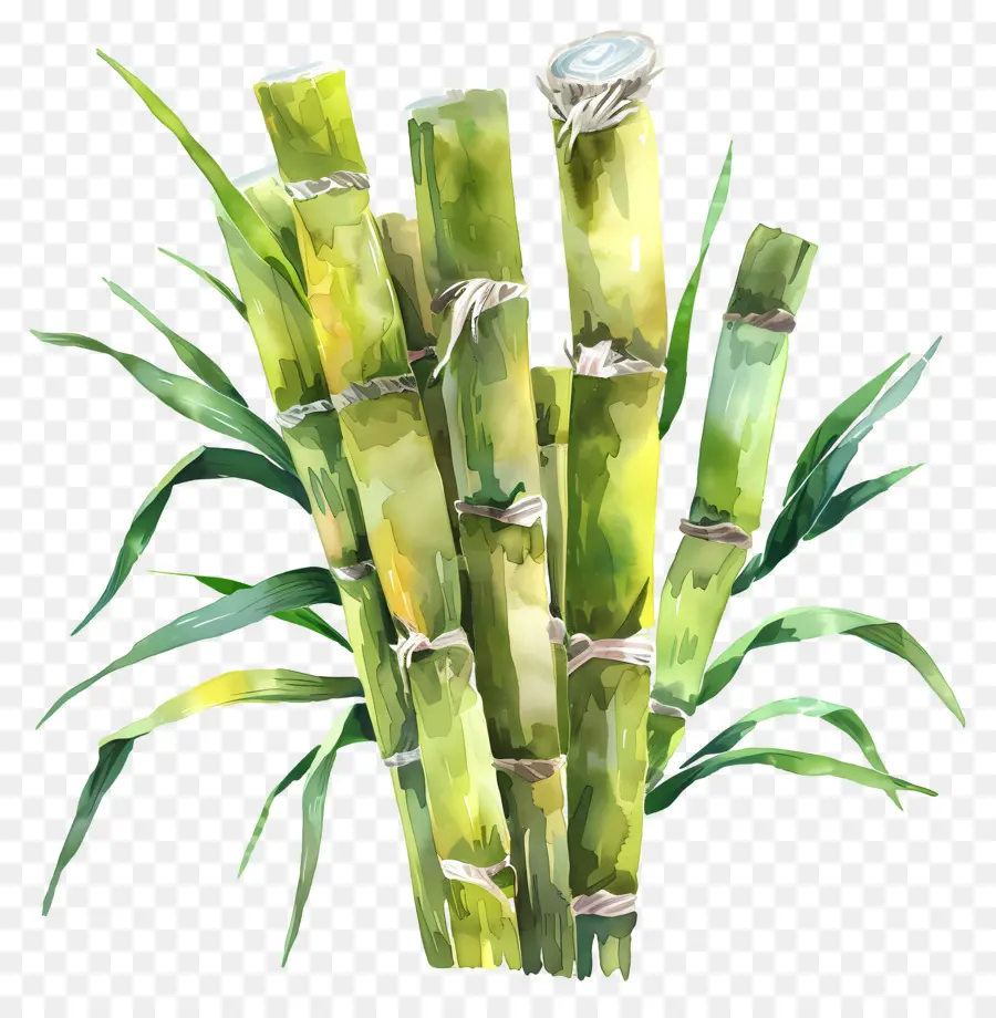 Sugarcane，Bambú PNG