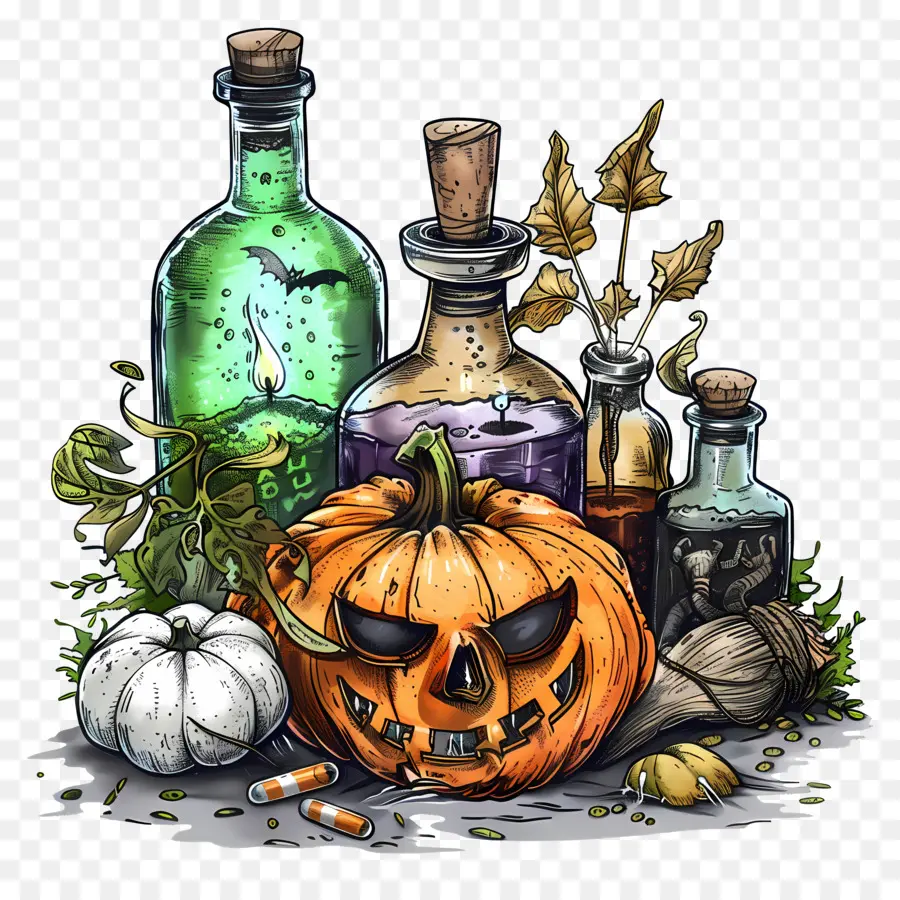 Veneno De Halloween，Halloween PNG