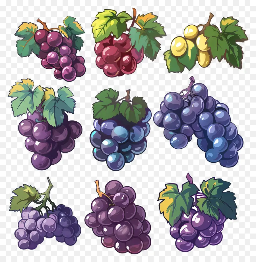 Las Uvas，La Fruta PNG