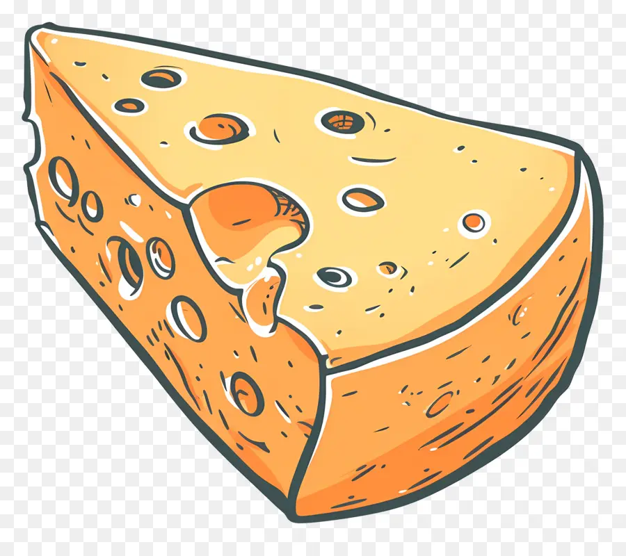 Cuña De Queso，Queso Cheddar PNG