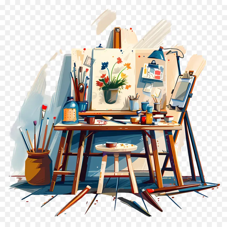 Art Studio，Artista PNG