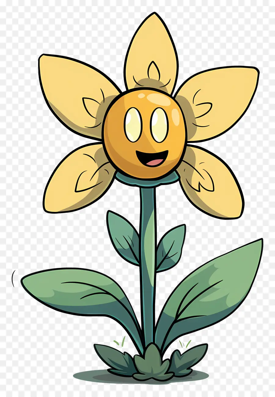 Cartoon Flower，Girasol PNG