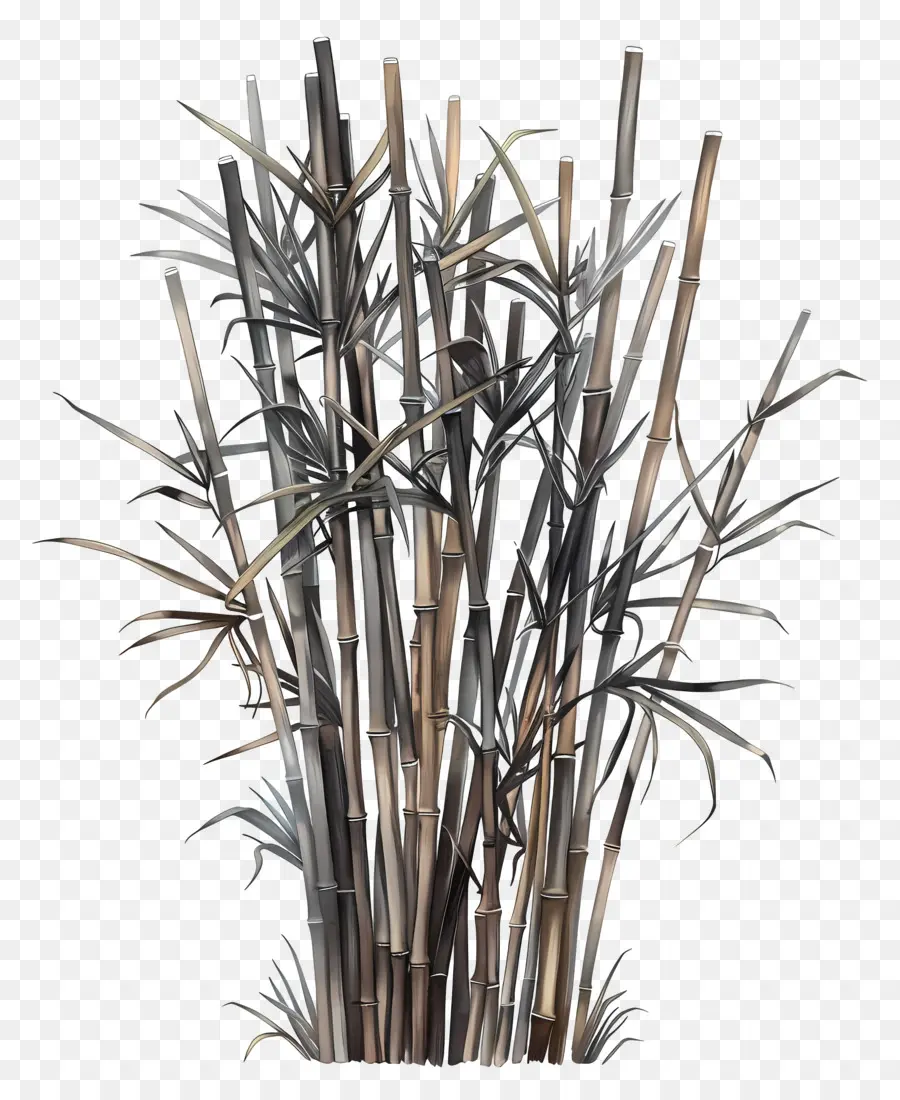 Bambú，Florero PNG