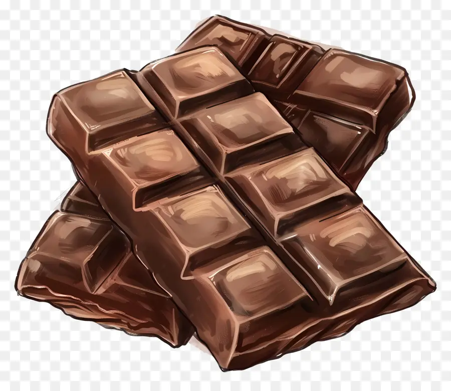 Barra De Chocolate，Chocolate PNG