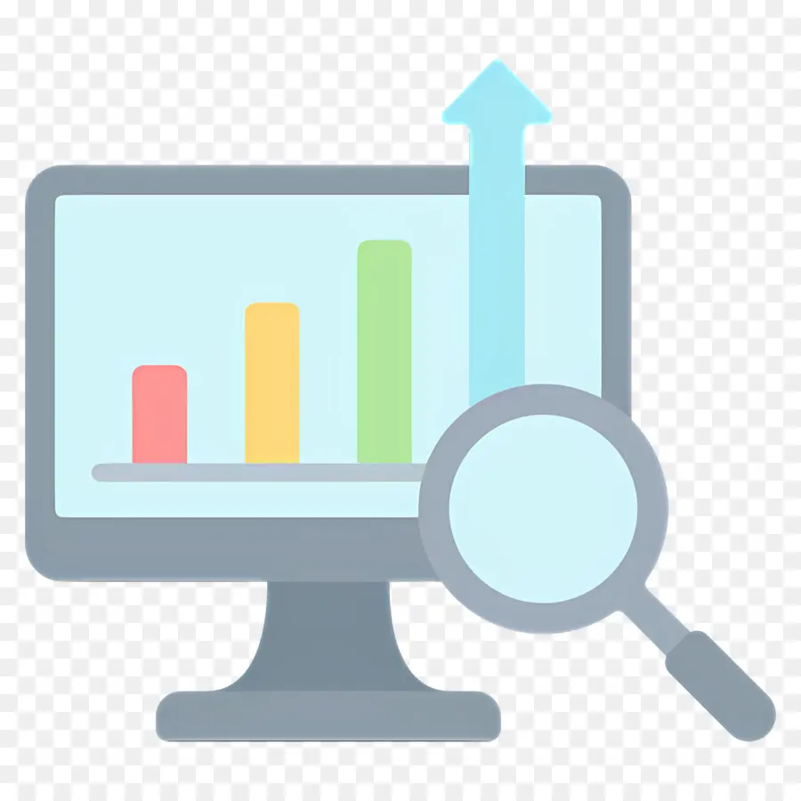 Crecimiento Del Sitio Web，Visualización De Datos PNG