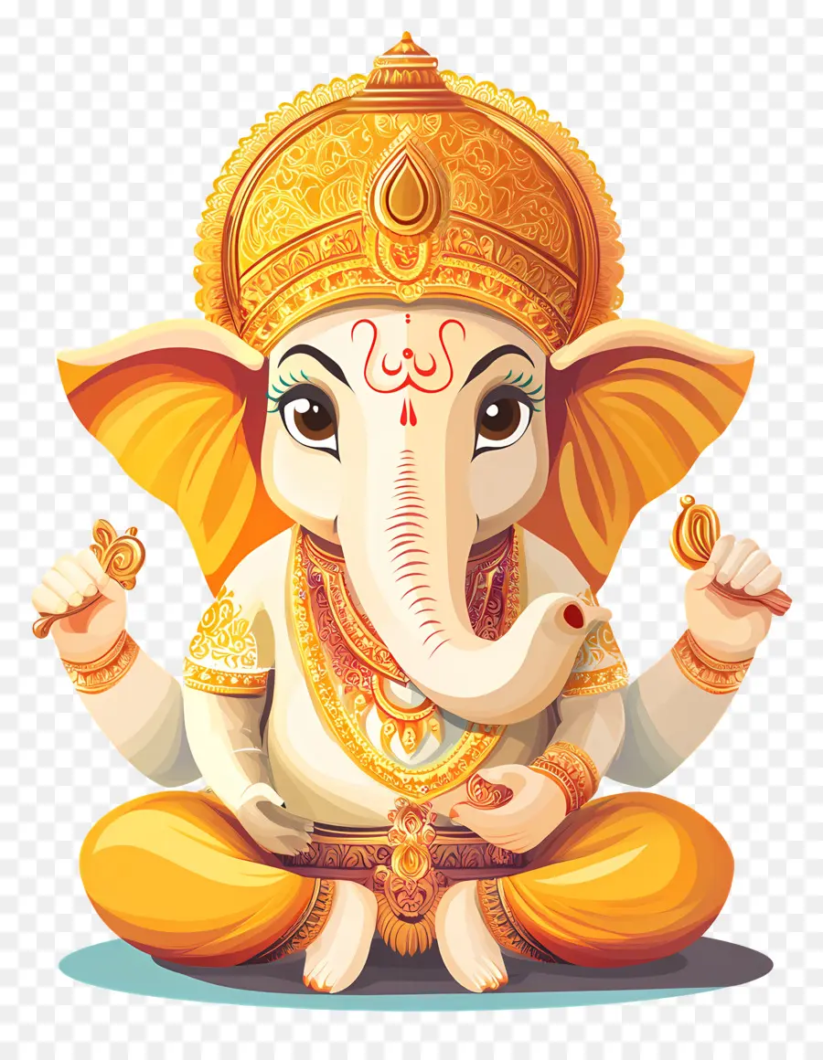 Ganesh Chaturthi，El Señor Ganesh PNG