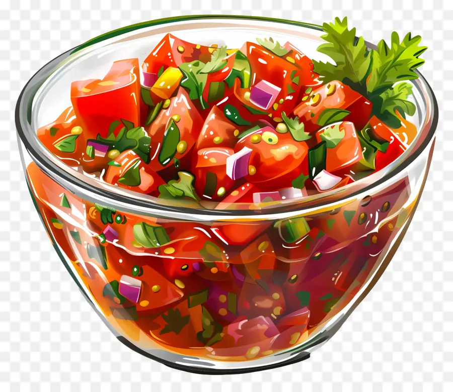 Tazón De Salsa，Ensalada PNG