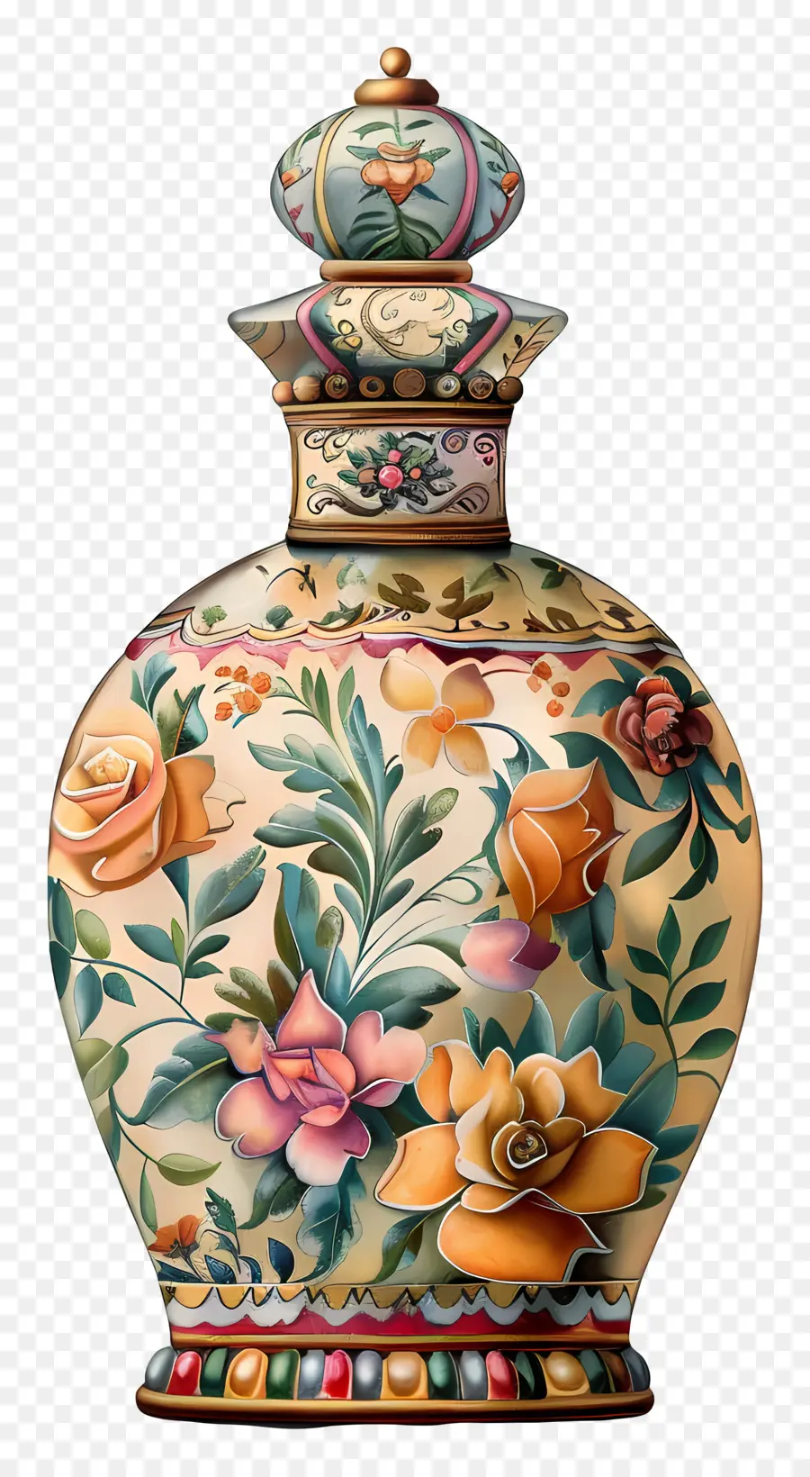 Botella De Perfume，Florero PNG