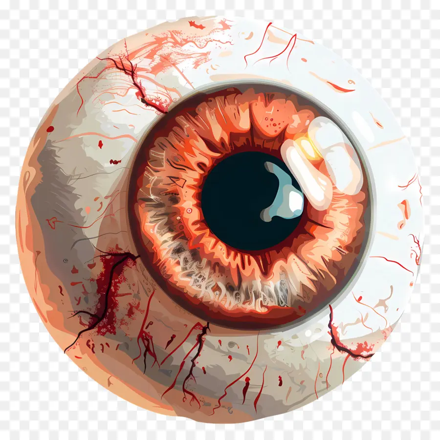 Globo Ocular De Halloween，Ojo Humano PNG