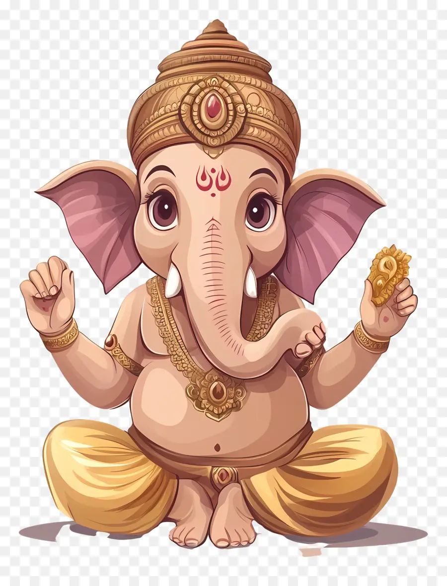 Ganesh Chaturthi，El Señor Ganesh PNG