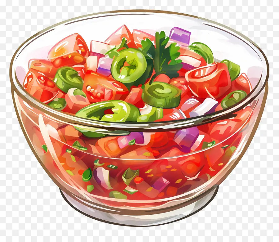 Tazón De Salsa，Ensalada PNG