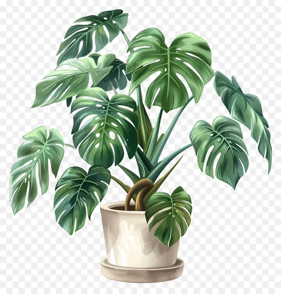 Monstera Deliciosa Planta，Monstruo De La Planta PNG