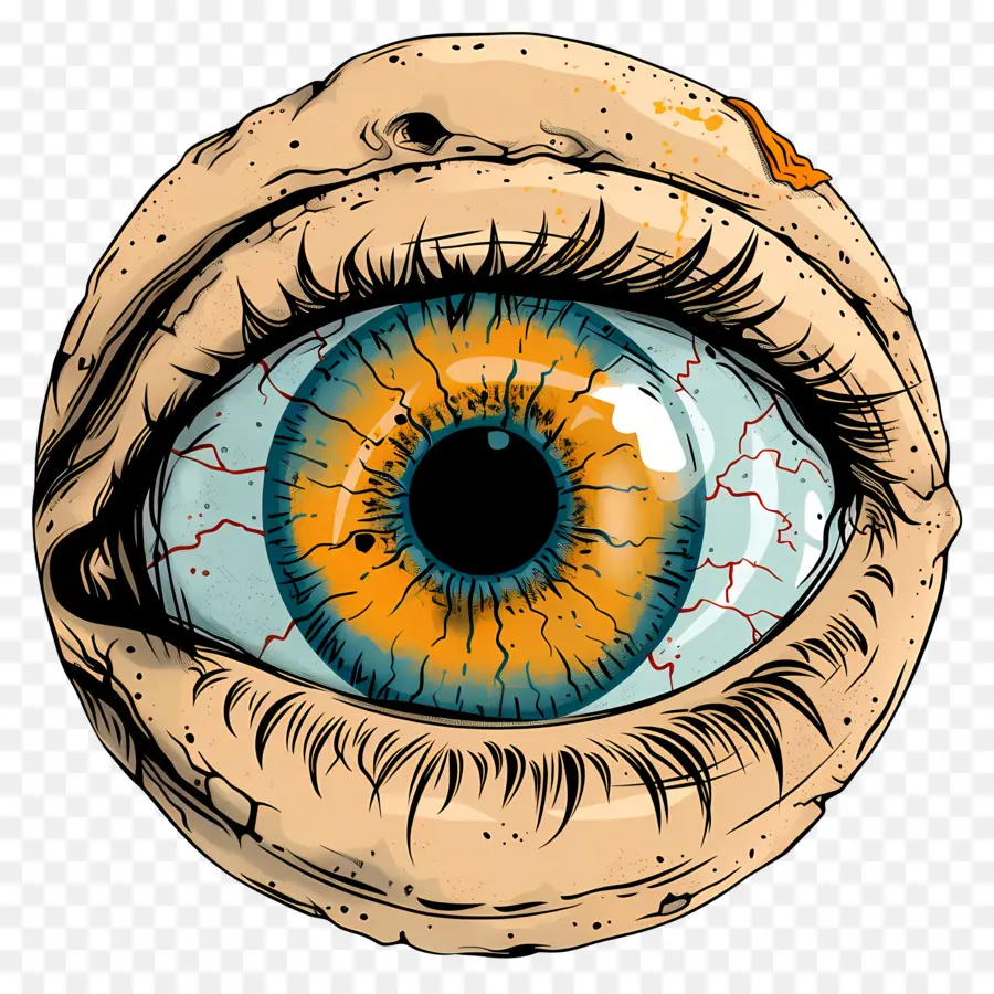 Globo Ocular De Halloween，Blue Eye PNG