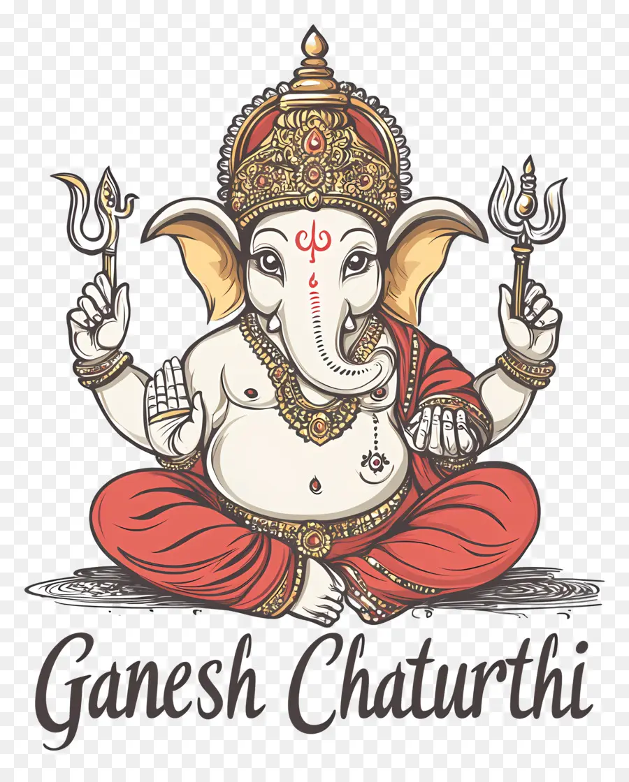 Ganesh Chaturthi，El Señor Ganesh PNG