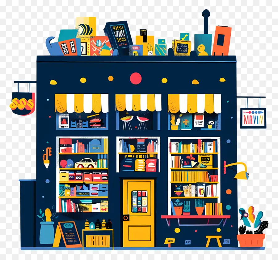 Librería，Juguetes PNG