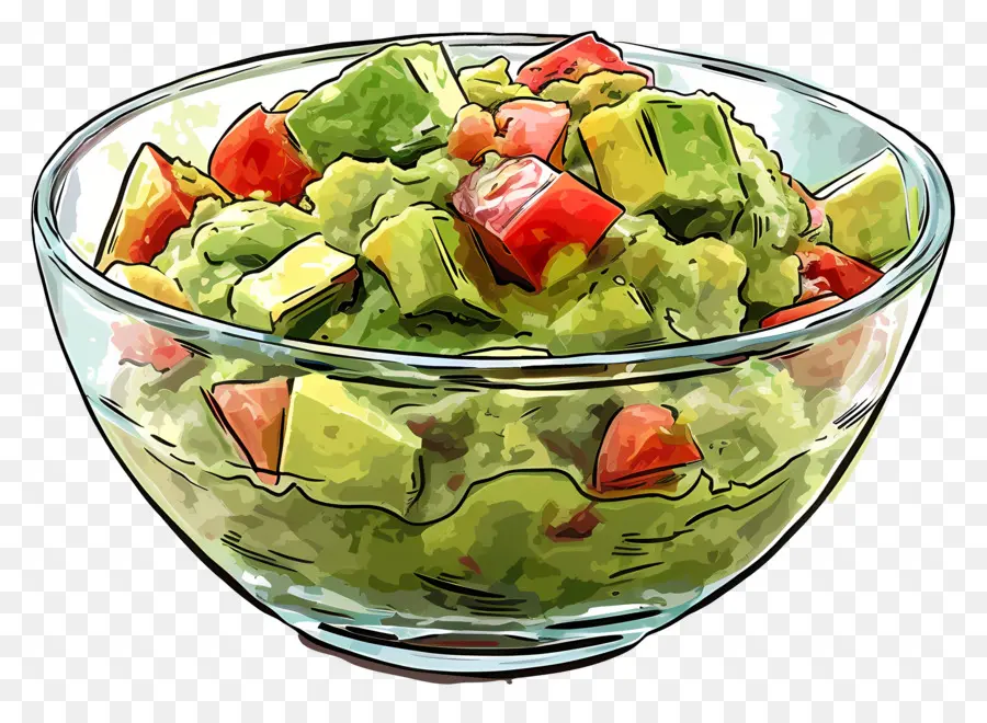 Tazón De Guacamole，Guacamole PNG