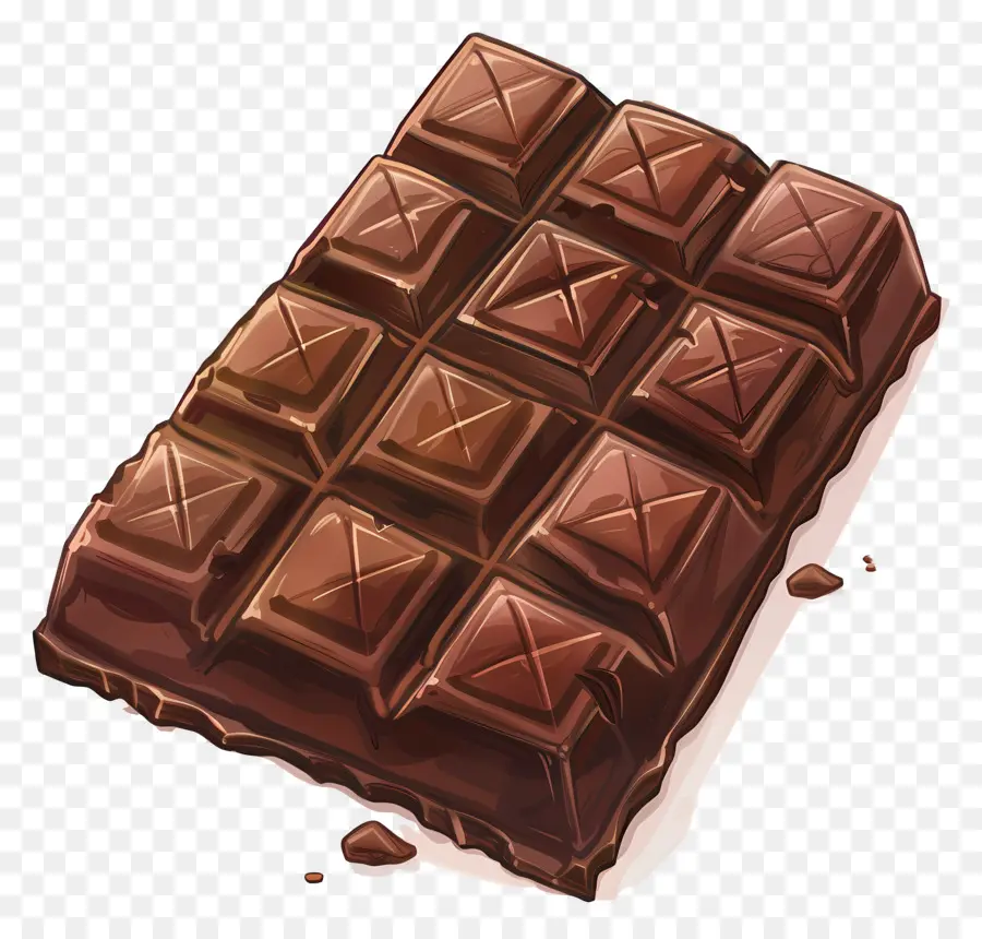 Barra De Chocolate，Chocolate PNG