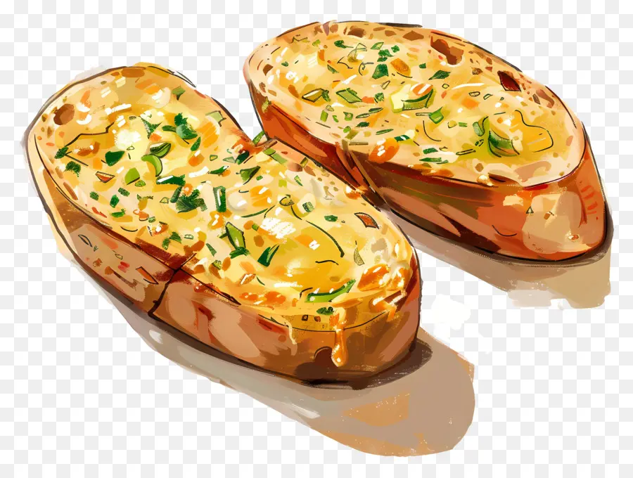 Pan De Ajo，Queso PNG