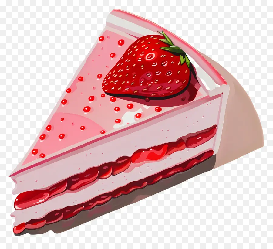 Pastel De Mousse De Fresa，Tarta De Fresas PNG