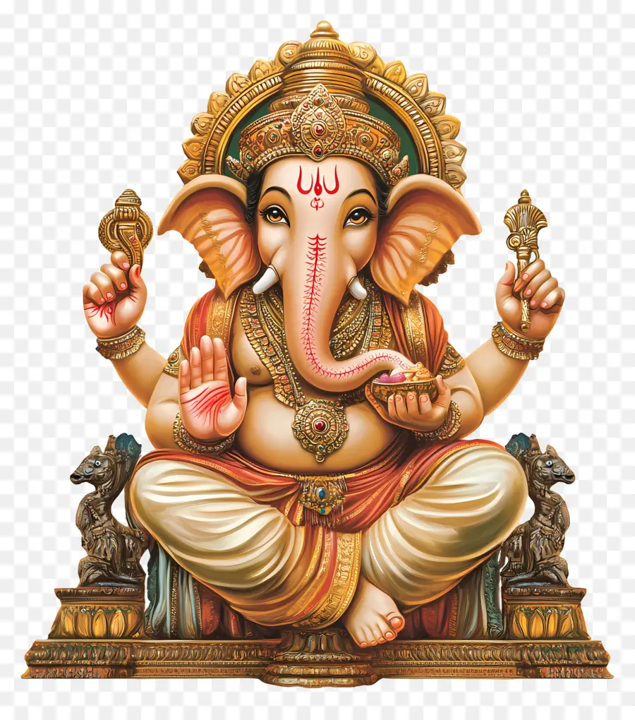 Ganesh Chaturthi，Señor Ganesha PNG