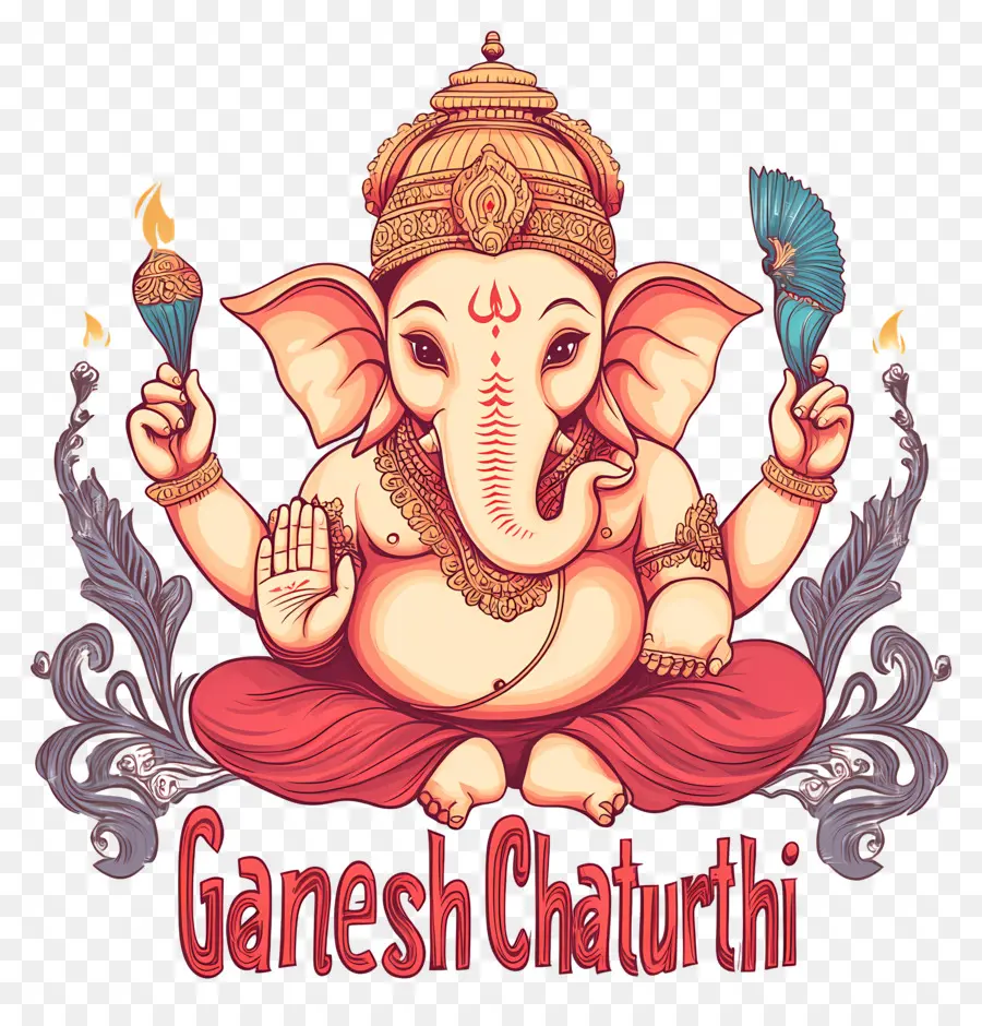 Ganesh Chaturthi，Elefante PNG