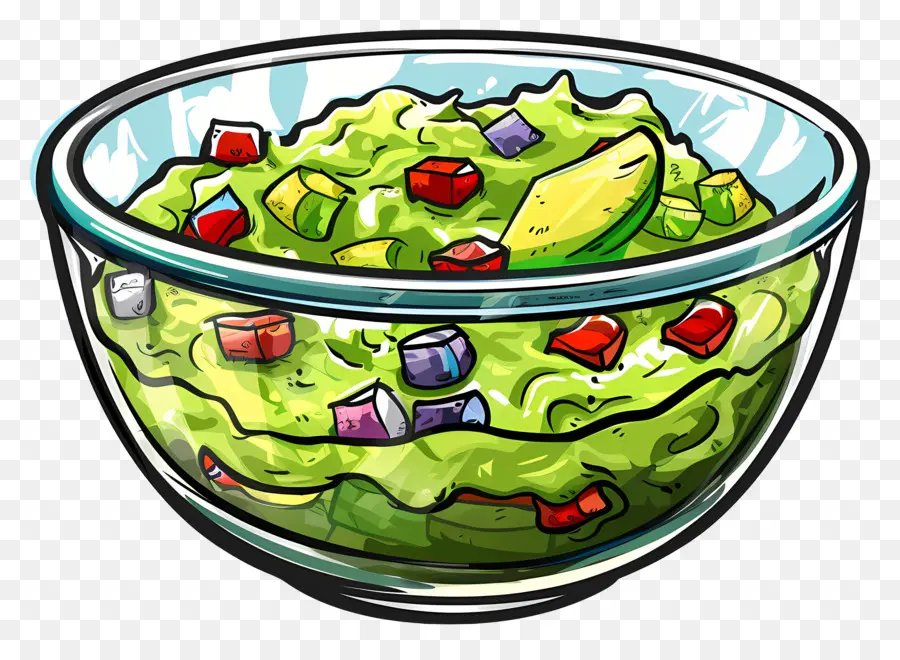 Tazón De Guacamole，Guacamole PNG