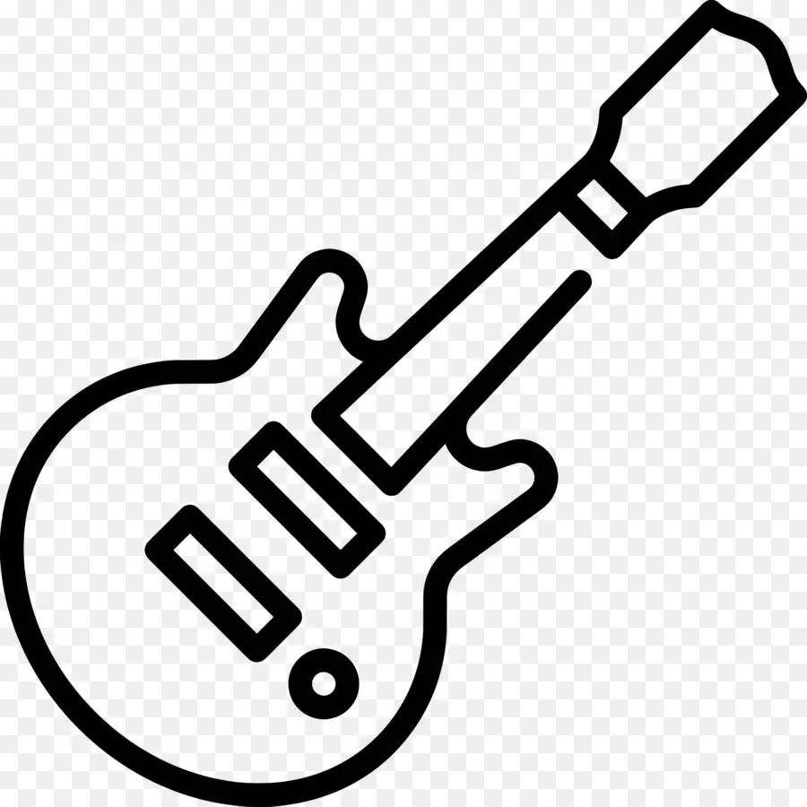 Guitarra，Black Background PNG