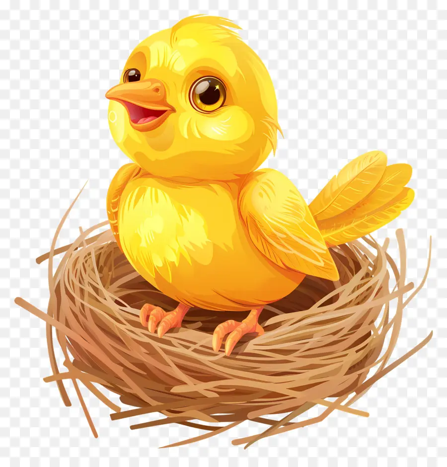 Pájaro Amarillo，Aves PNG