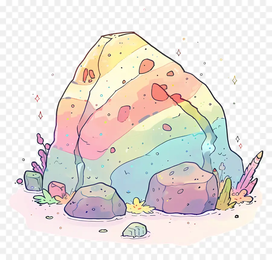 Roca，Rock Roinbow PNG