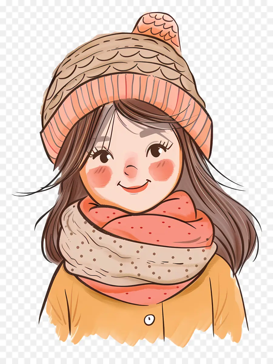 Chica En Invierno，La Moda De Invierno PNG