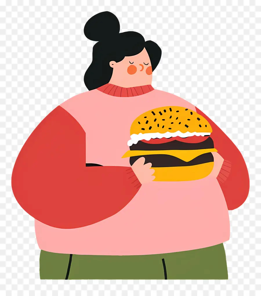 Mujer Gorda，El Sobrepeso De La Mujer PNG