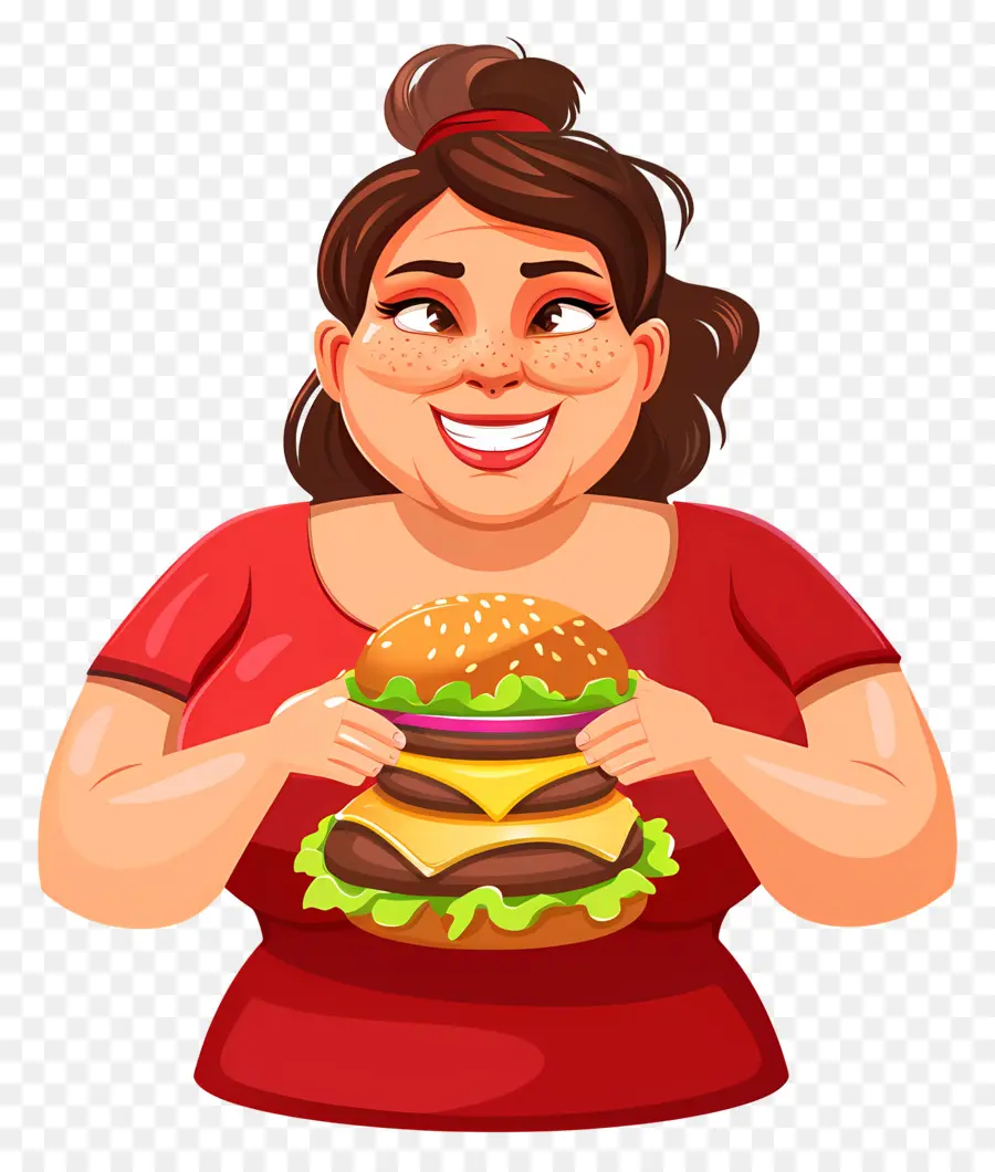 Mujer Gorda，El Sobrepeso De La Mujer PNG