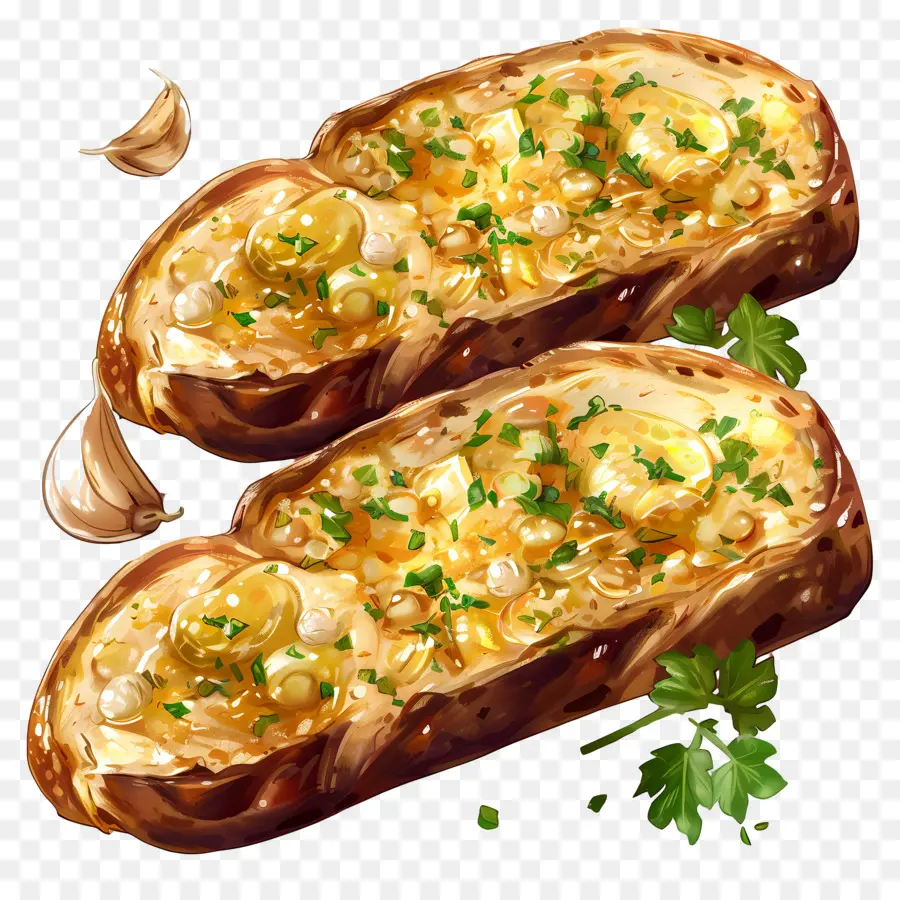 Pan De Ajo，Queso PNG