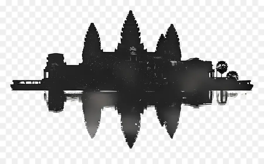 Angkor Wat，Paisaje Urbano PNG