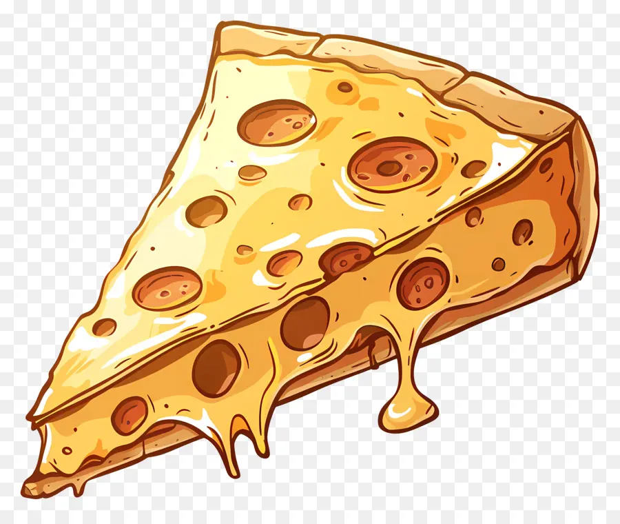 Rebanada De Queso，Pizza PNG