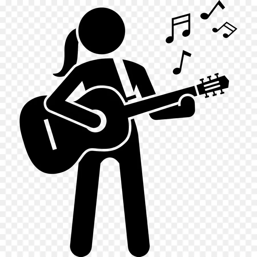 Guitarra，Peluca PNG