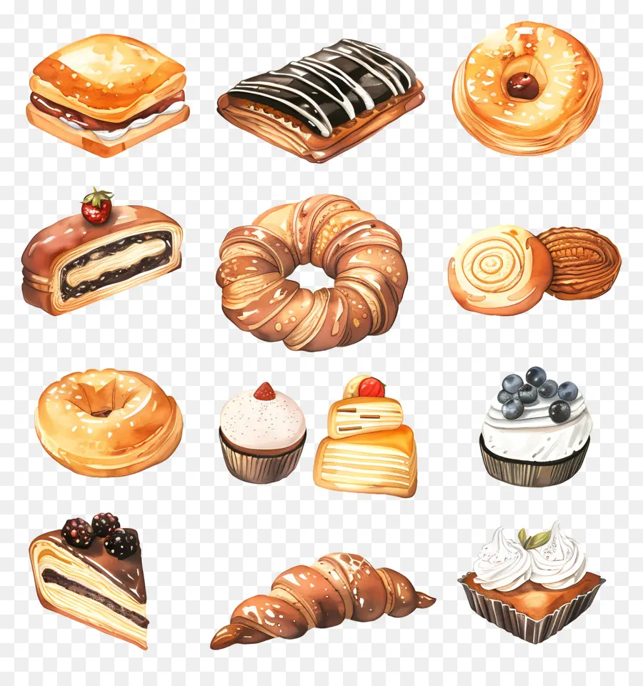 Pasteles，Donas PNG