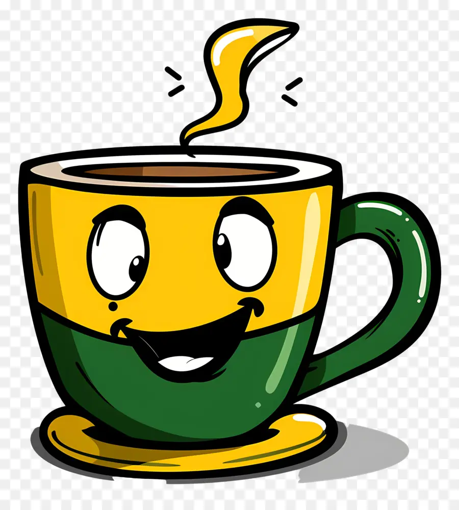 De Dibujos Animados De La Taza De Café，Taza PNG