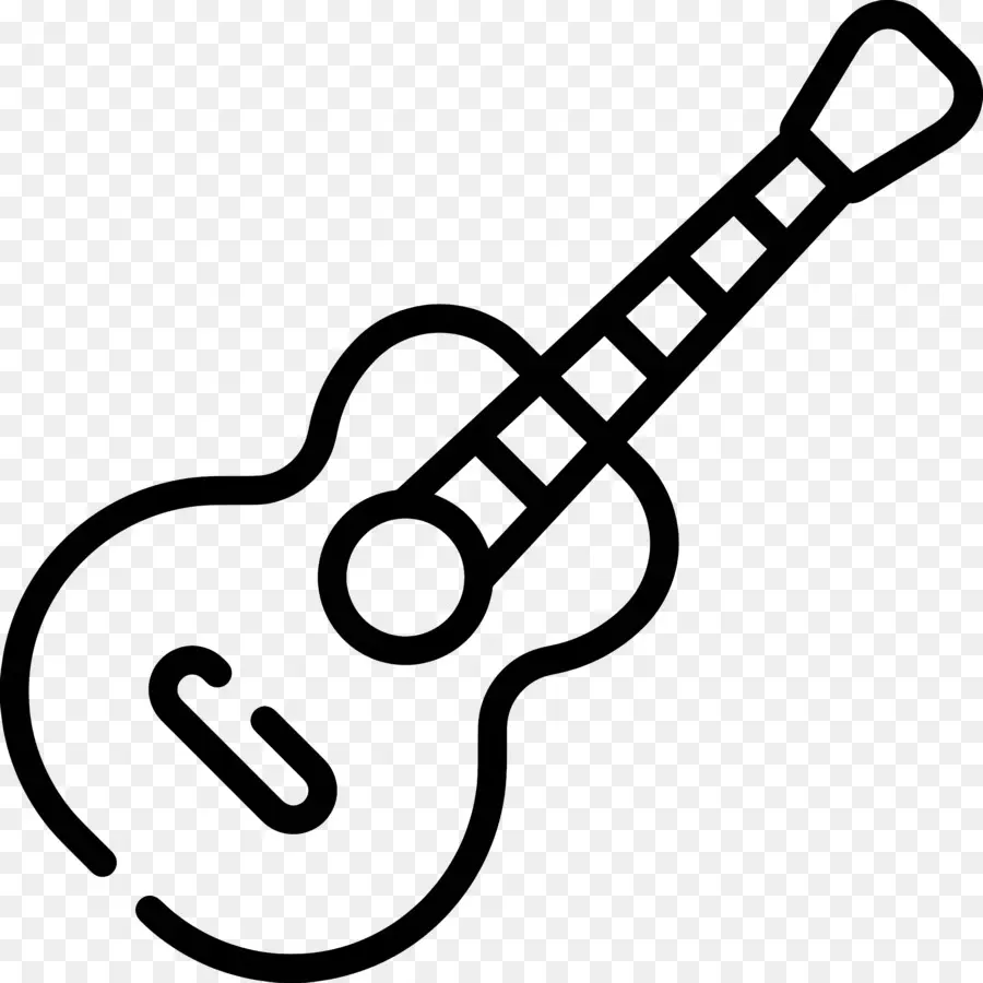 Guitarra，Fotografía En Blanco Y Negro PNG