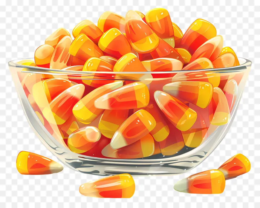 Maíz De Caramelo，Dulces De Halloween PNG