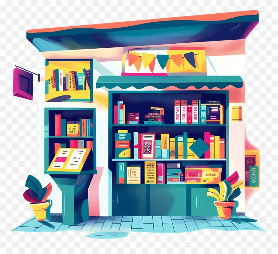 Librería，Libros PNG