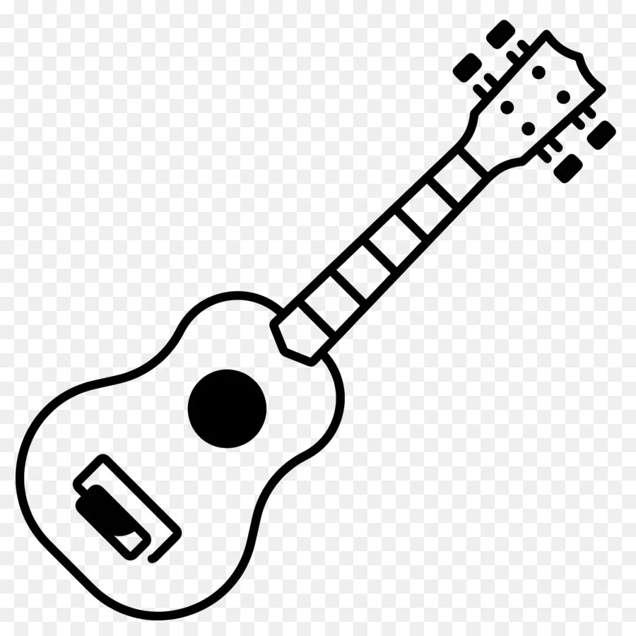 Guitarra，Luna PNG