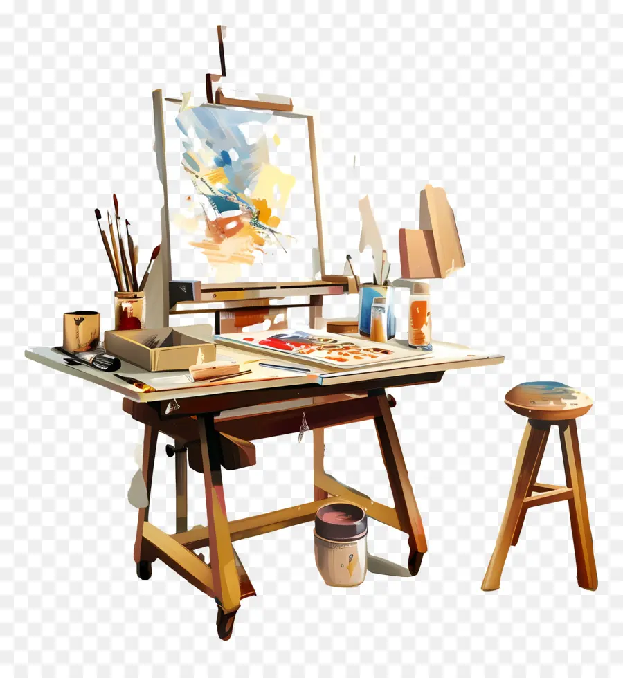 Art Studio，Artista PNG