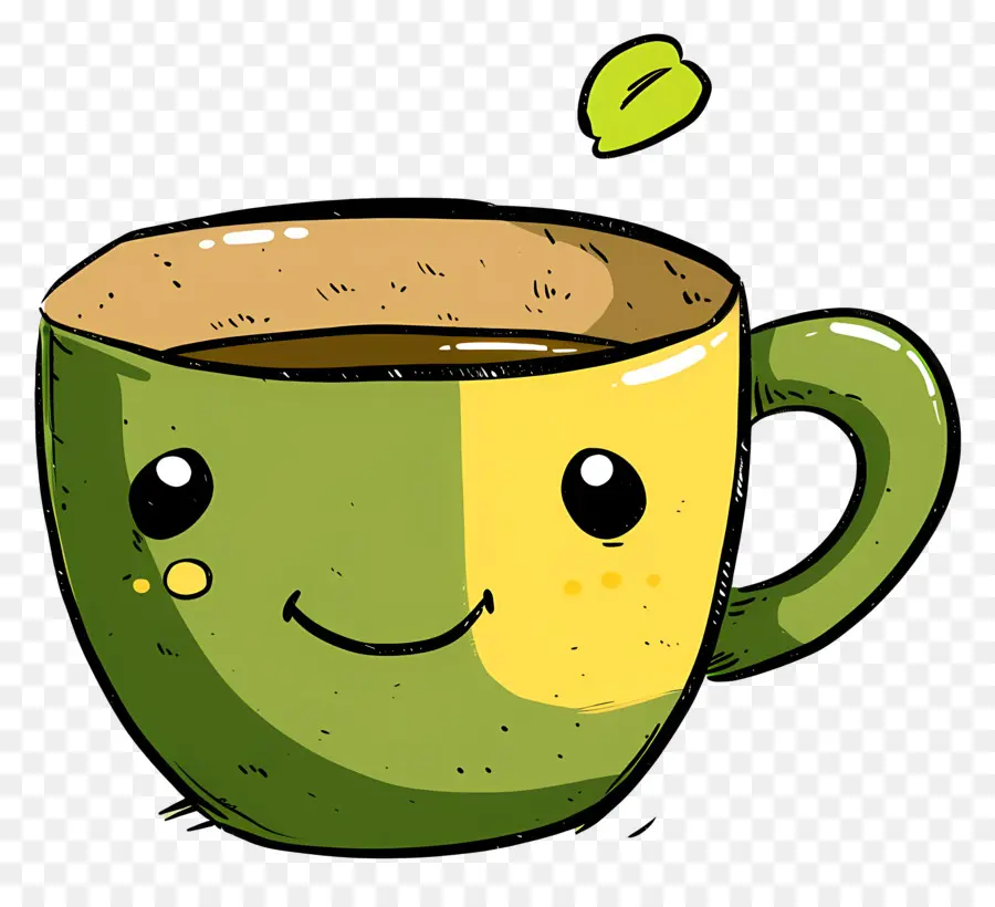 De Dibujos Animados De La Taza De Café，Taza De Café Sonriente PNG