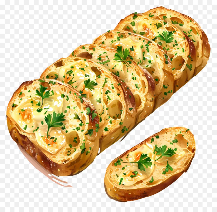 Pan De Ajo，Queso PNG