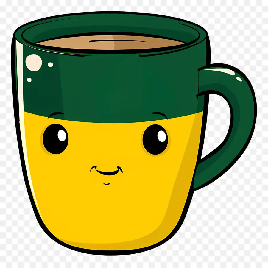 De Dibujos Animados De La Taza De Café，Personaje De Dibujos Animados PNG