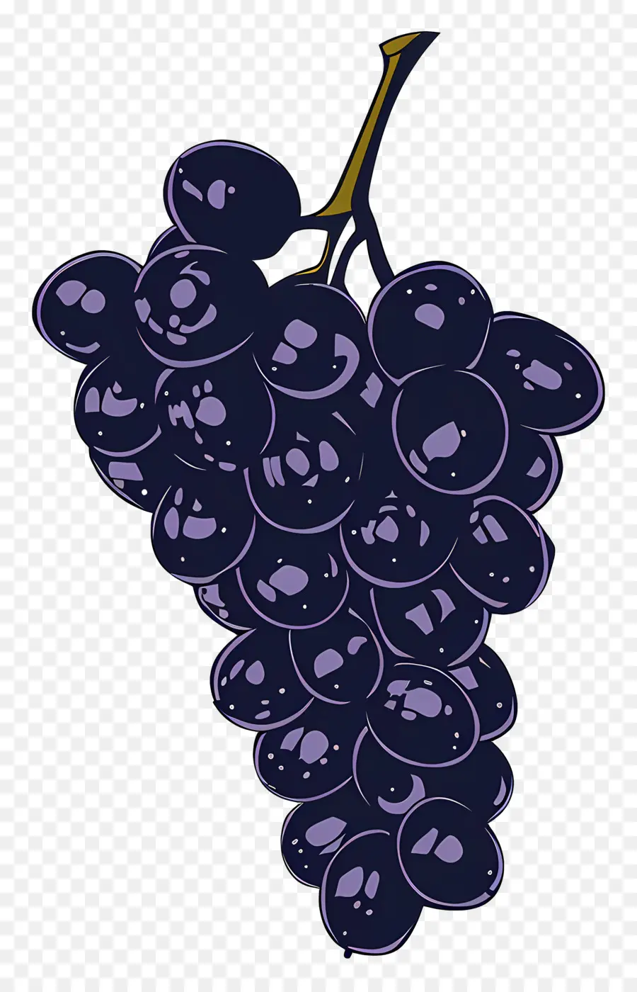 Racimo De Uvas，Las Uvas Negras PNG