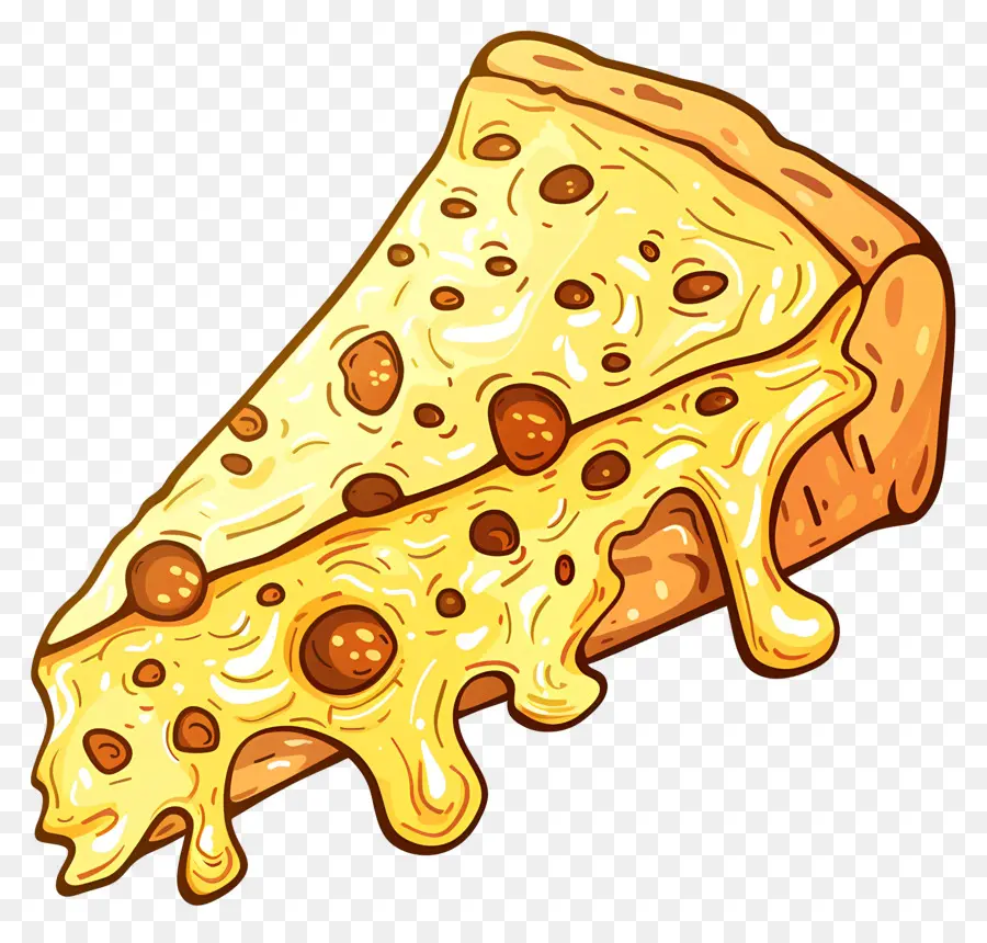 Rebanada De Pizza，Queso PNG