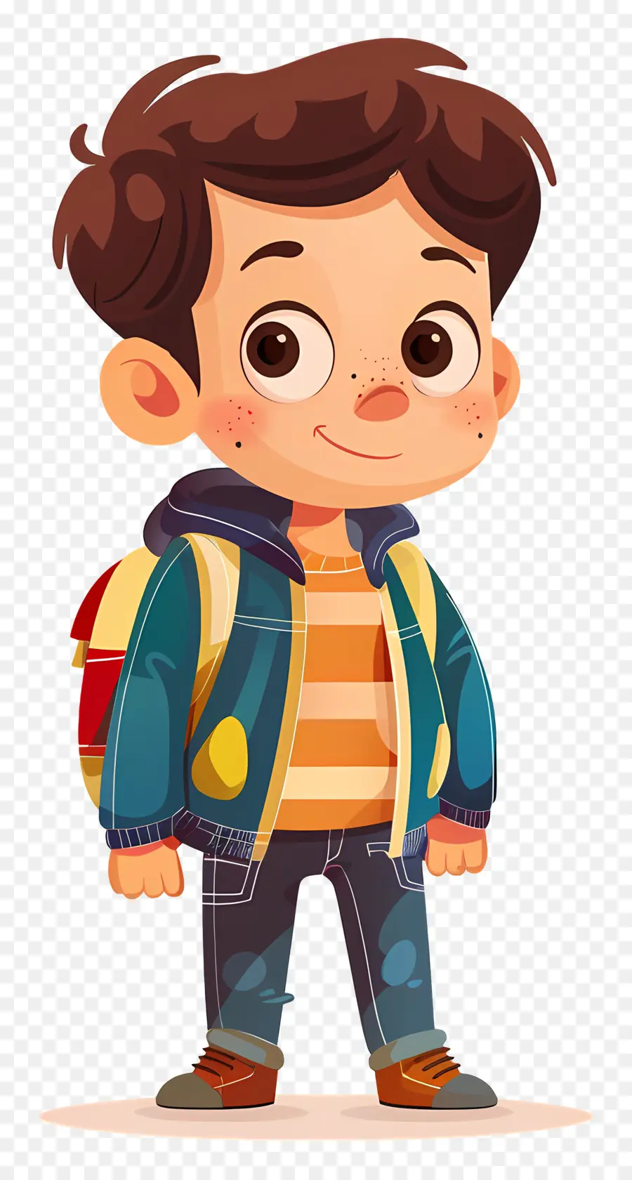 Chico De Jardín De Infantes，Personaje De Dibujos Animados PNG