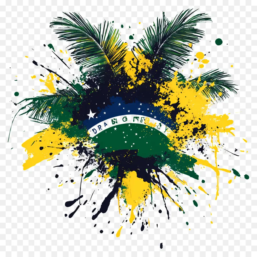 Día De La Independencia De Brasil，La Bandera De Brasil PNG